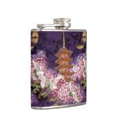 Aziatische tempel heupfles (Rechts)