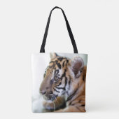 Aziatische tijger tote bag (Achterkant)
