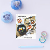 Aziatische voedselgebeurtenis flyer (Enkel)