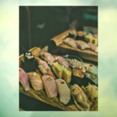 Aziatische voedselsushi raamsticker (Vel 3)