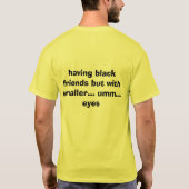 Aziatische vrienden t-shirt (Achterkant)