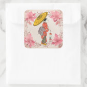 Aziatische vrouw Sticker (Tas)