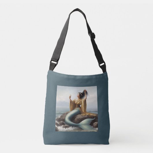 Aziatische zeemeermin crossbody tas (Voorkant)
