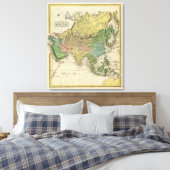 Azië 11 canvas afdruk (Insitu (Slaapkamer))
