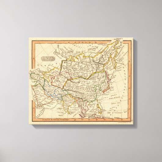 Azië 14 canvas afdruk (Voorkant)