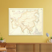 Azië 16 canvas afdruk (Insitu (Woonkamer))