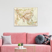 Azië 17 canvas afdruk (Insitu (Woonkamer))
