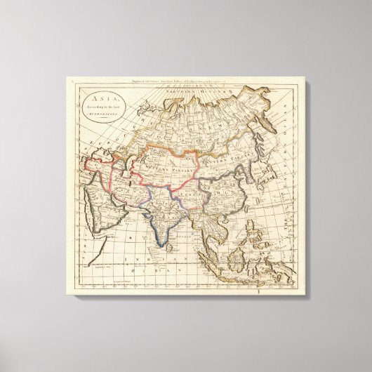 Azië 25 canvas afdruk (Voorkant)