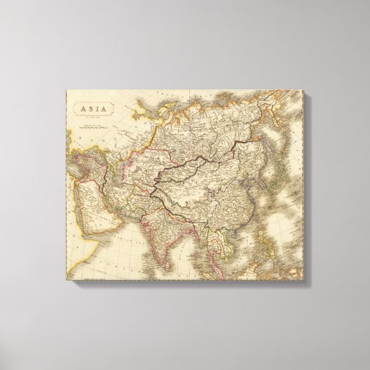 Azië 25 canvas afdruk (Voorkant)