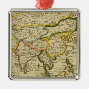 Azië 27 metalen ornament