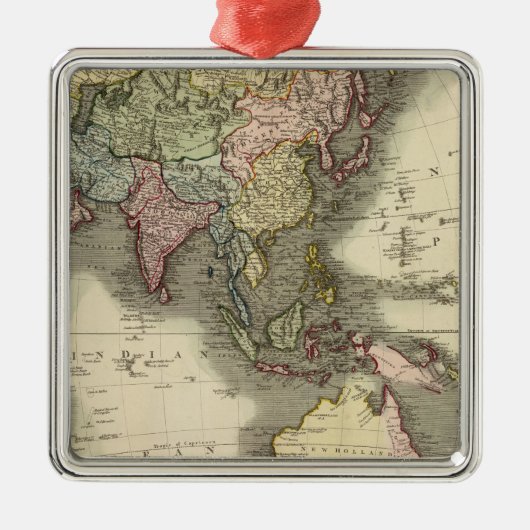 Azië 28 metalen ornament (Voorkant)