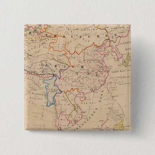 Azië 30 vierkante button 5,1 cm (Voorkant)