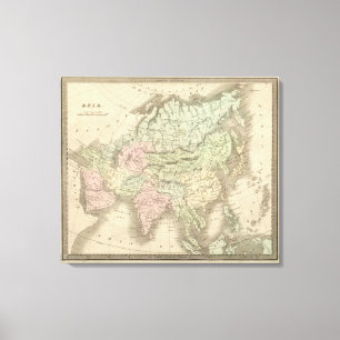 Azië 33 canvas afdruk