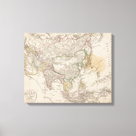 Azië 3 canvas afdruk (Voorkant)