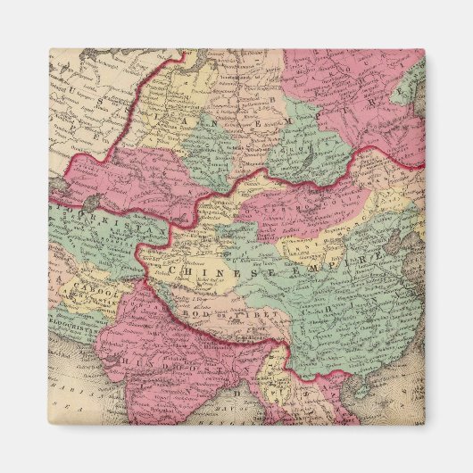 Azië 43 magneet (Voorkant)