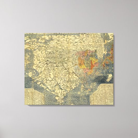 Azië 45 canvas afdruk (Voorkant)