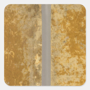 Azië 46 vierkante sticker