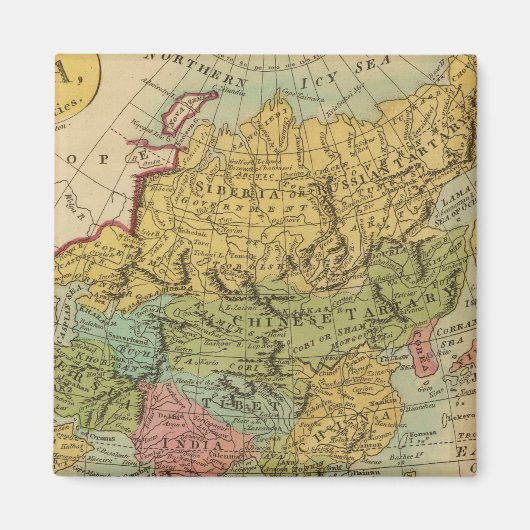 Azië 4 magneet (Voorkant)