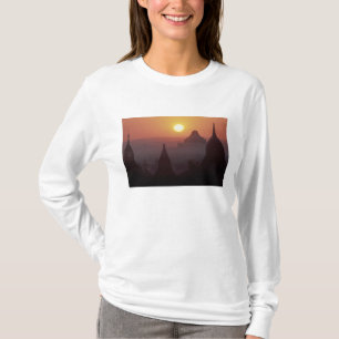 Azië, Birma, (Myanmar), Pagan (Bagan) De tempel T-shirt