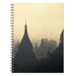 Azië, Birma, (Myanmar), Pagan (Bagan) Heete Lucht Notitieboek