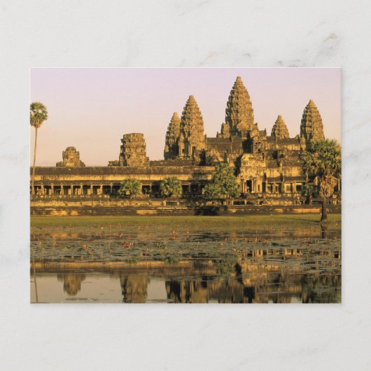 Azië, Cambodja, Siem Reap. Angkor Wat. Briefkaart (Voorkant)