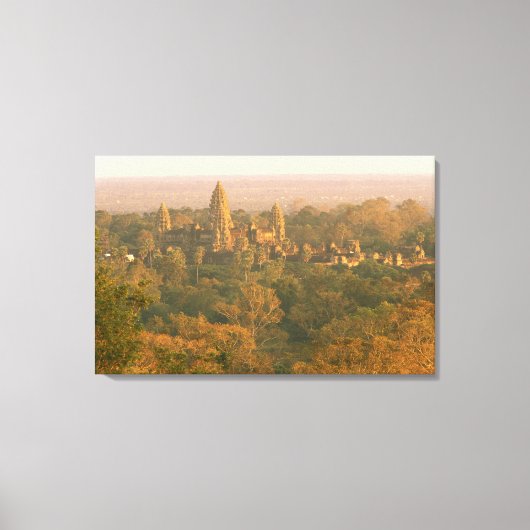 Azië, Cambodja, Siem Reap. Angkor Wat. Canvas Afdruk (Voorkant)