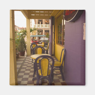 Azië, Cambodja, Siem Reap, koffiebar. Magneet