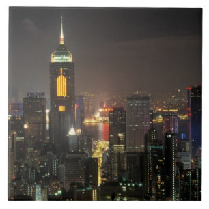 Azië, China, Hong Kong, centraal van de weg van S Tegeltje