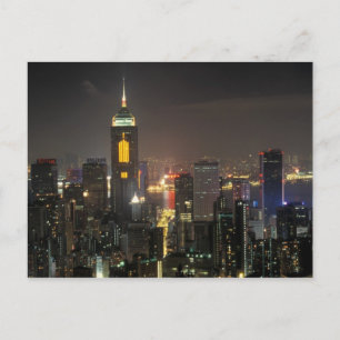 Azië, China, Hong Kong, centraal vanaf Stubbs road Briefkaart