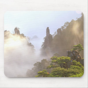 Azië, China, Huanshan. De Gele Berg in Muismat