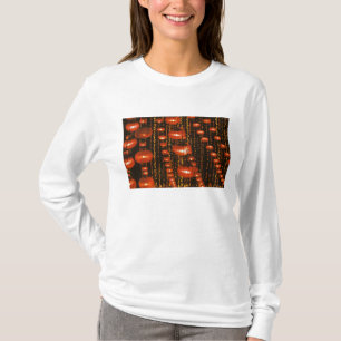 Azië, China, Peking. Rode Chinese lantaarns, T-shirt
