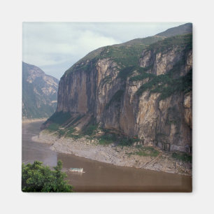 Azië, China, Yangtze-rivier, Drie Kloven. Magneet