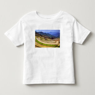 Azië, China, Yunnan Provincie, Yuanyang County. Kinder Shirts