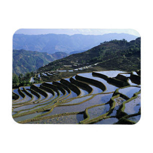 Azië, China, Yunnan, Yuanyang. Ruw Magneet