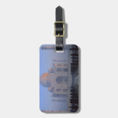 Azië; India; Agra Taj Mahal. Bagagelabel (Voorkant verticaal)