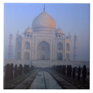 Azië; India; Agra. Taj Mahal. Tegeltje