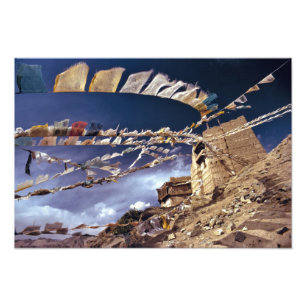 Azië, India, Ladakh, Leh. Bekend als Little Foto Afdruk