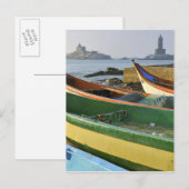 Azië, India, Tamil Nadu, Kanniyakumari Briefkaart (Voorkant / Achterkant)