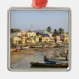 Azië, India, Tamil Nadu, Kanniyakumari Metalen Ornament