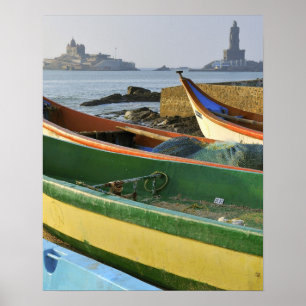 Azië, India, Tamil Nadu, Kanniyakumari Poster