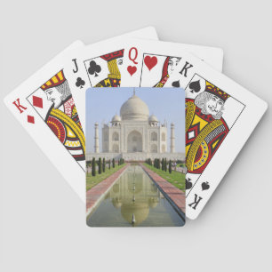 Azië, India, Uttar Pradesh, Agra. De Taj 5 Speelkaarten
