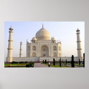 Azië, India, Uttar Pradesh, Agra. De Taj 8 Poster