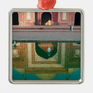 Azië, India, Uttar Pradesh, Agra. Op de 2 Metalen Ornament