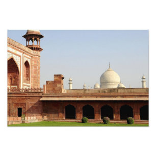 Azië, India, Uttar Pradesh, Agra. Taj 4 Foto Afdruk