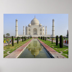 Azië, India, Uttar Pradesh, Agra. Taj 5 Poster
