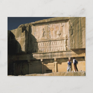 Azië, Iran, Persepolis.Graf van Darius de Grote. Briefkaart