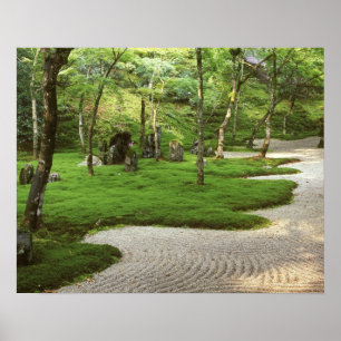 Azië, Japan, Fukuoka, Dazaifu, Komyoji Tempel Poster