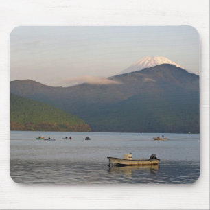 Azië, Japan, Hakone. Vroege ochtendgezichten van d Muismat