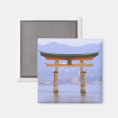 Azië, Japan, Hiroshima. Mivaiima. Torii Gate Magneet (Voorkant / Achterkant)
