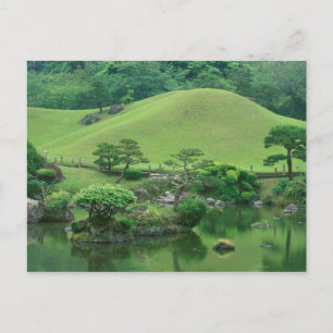 Azië, Japan, Kumamoto, Suizenji Koen Briefkaart